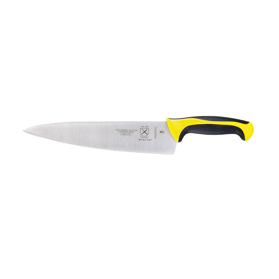 Mercer Millennia Colors Chef's Knife 8in With Santoprene Handle Yellow