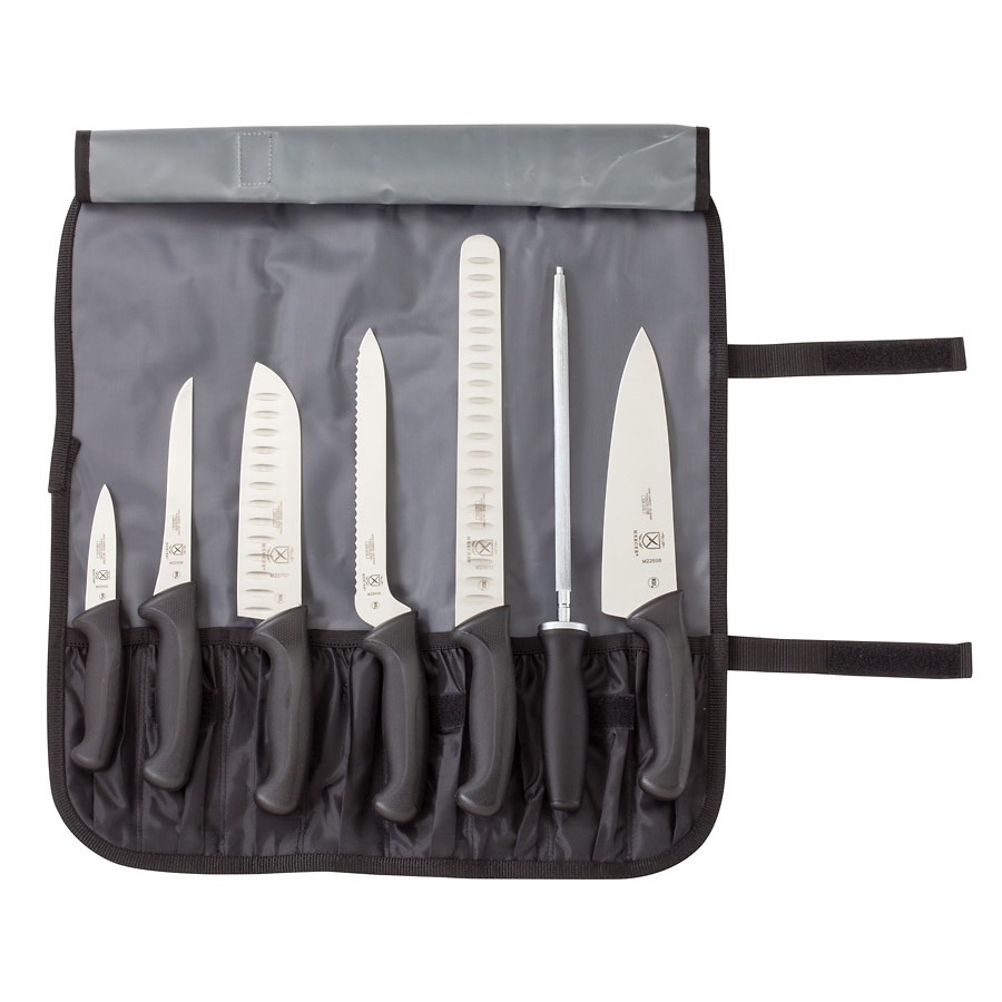 Mercer Millennia 8 Piece Knife Roll Set