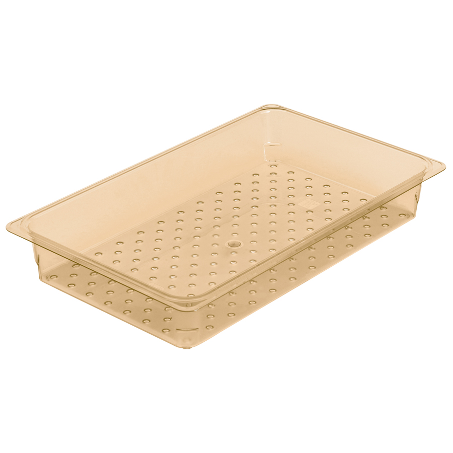 Cambro Food Pan Colander Gastronorm 1/1 Amber Polycarbonate