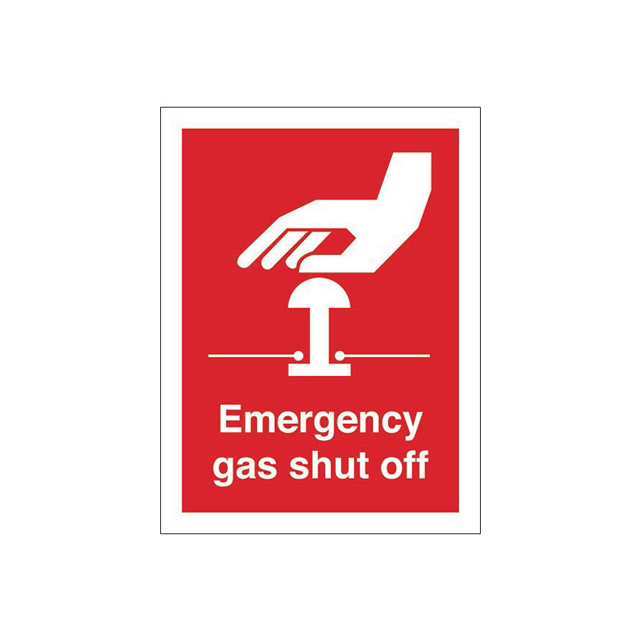Mileta Safety Sign - Emergency Stop Button Sign 200x150mm