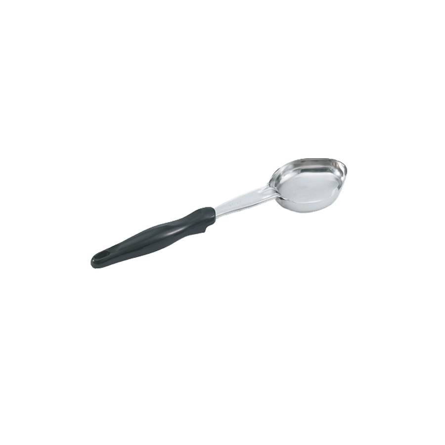Vollrath Spoodle Solid Stainless Steel Oval With Black Nylon Handle 4oz 118ml
