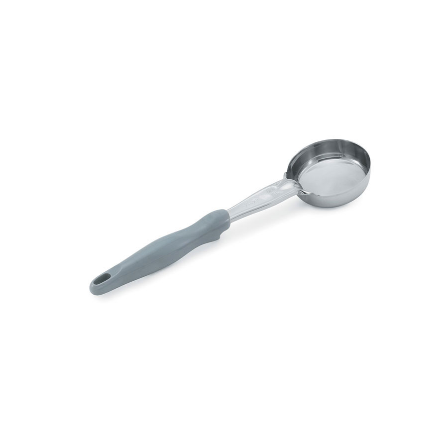 Vollrath Spoodle Solid Stainless Steel Oval With Grey Nylon Handle 4oz 118ml