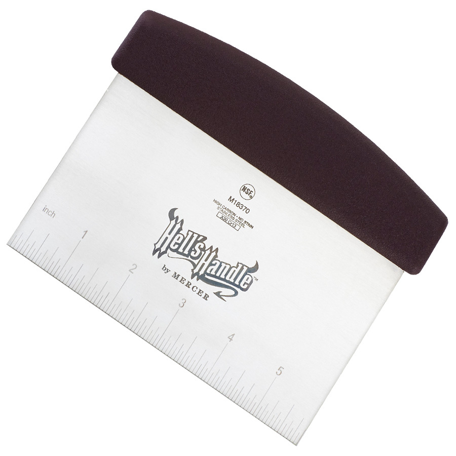 Mercer Hell's Handle Bench Scraper 5.8x3.5in