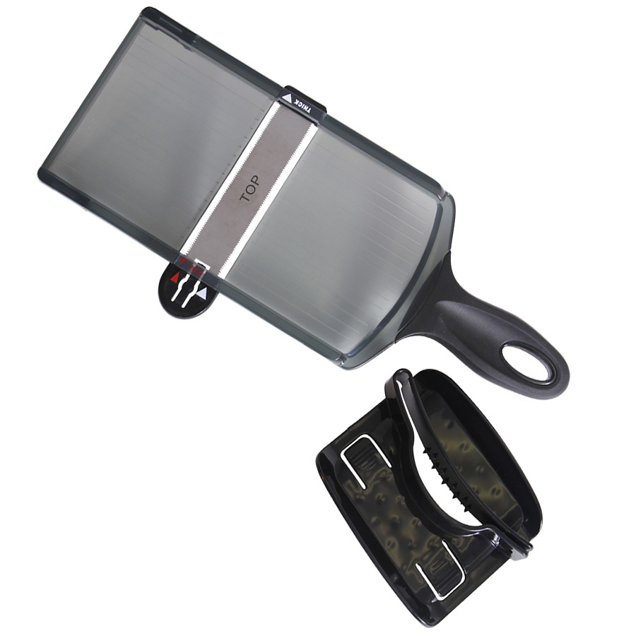 Mercer Dual Thickness Hand Slicer Rubberized Handle