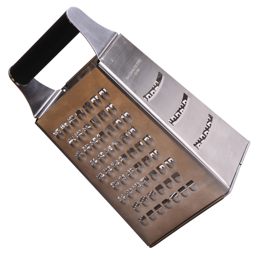 Mercergrates™ 4 Sided Box Grater Acid Etched Stainless Steel