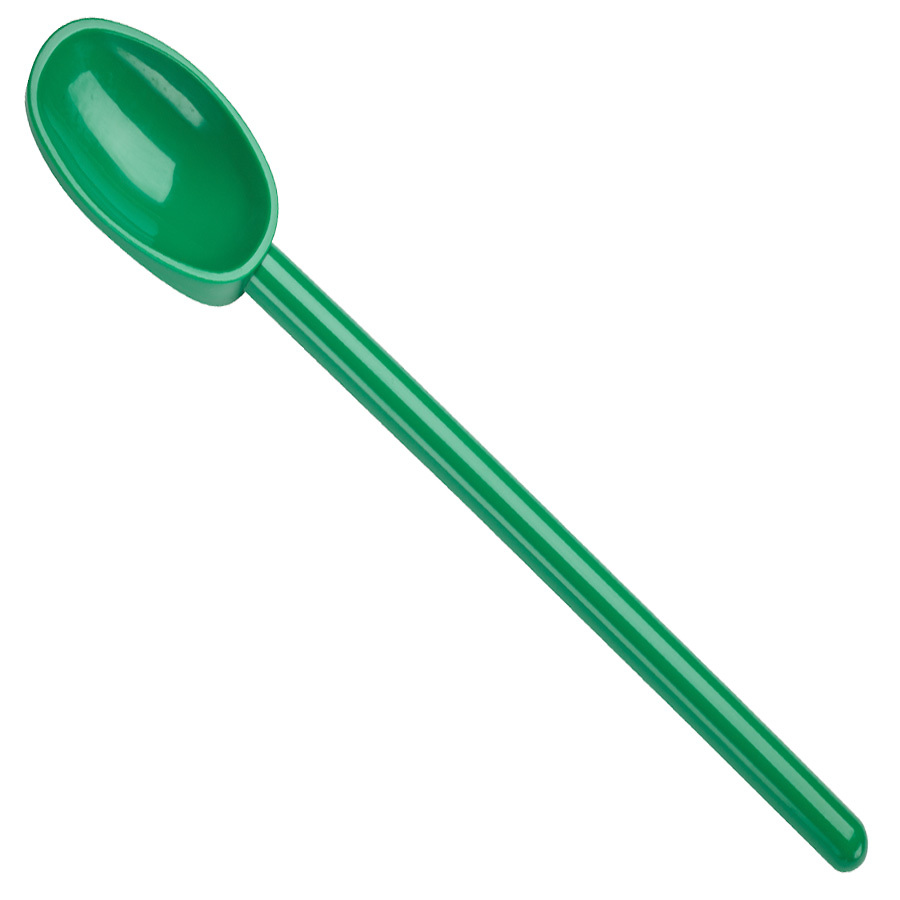 Mercer Hell's Tools Hi Heat Mixing Spoon 11.8in Green