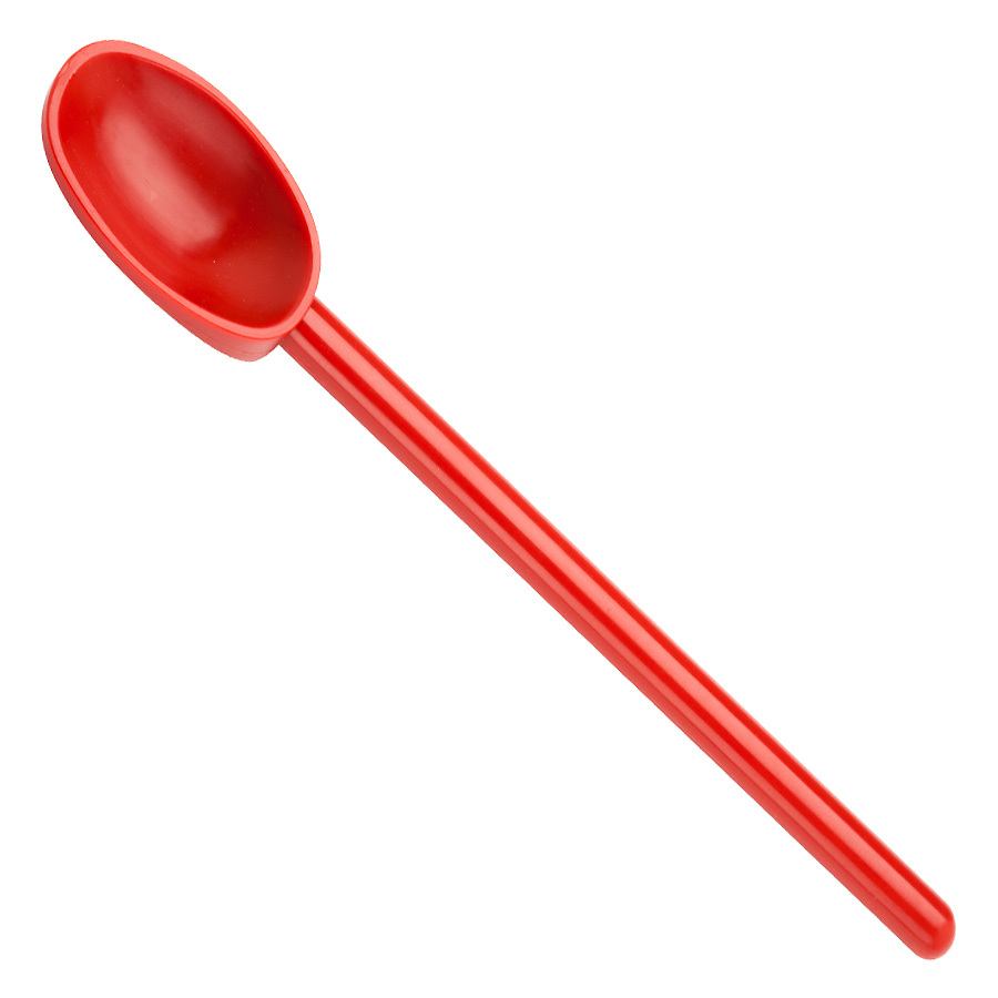 Mercer Hell's Tools Hi Heat Mixing Spoon 11.8in Red