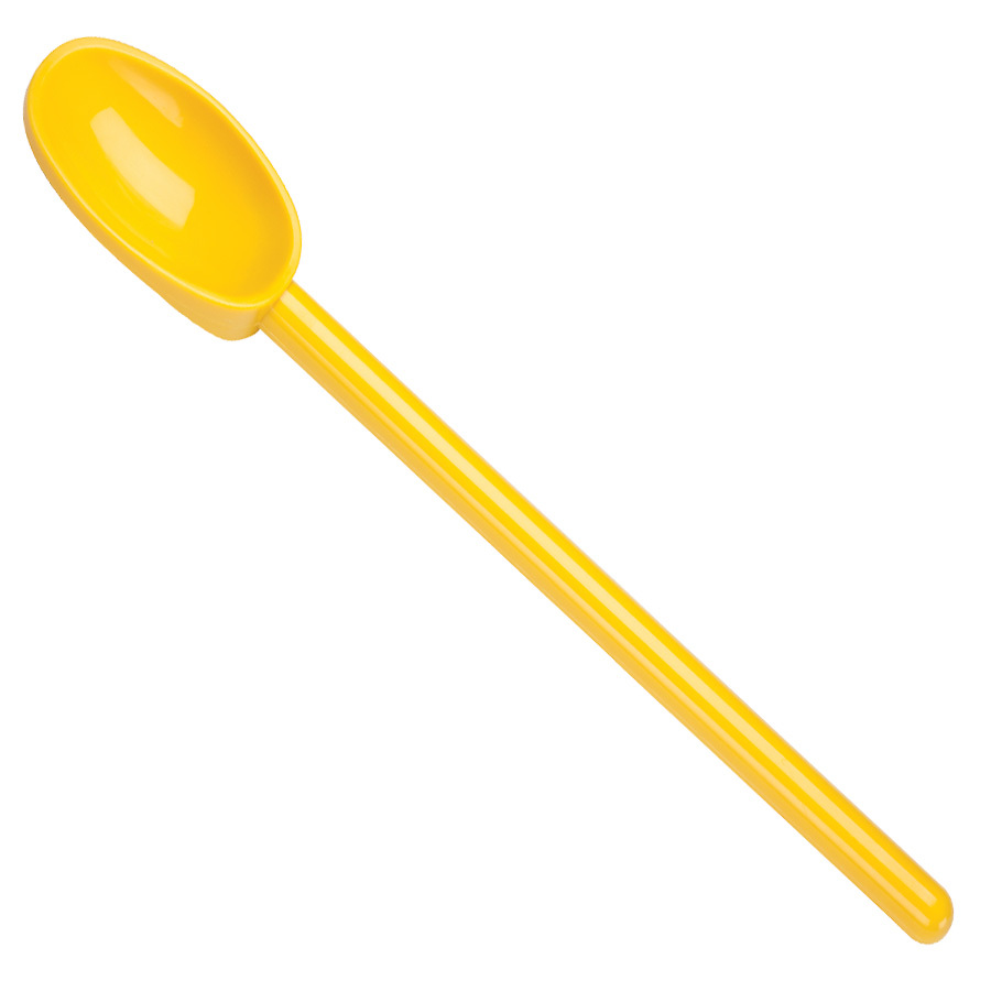 Mercer Hell's Tools Hi Heat Mixing Spoon 11.8in Yellow
