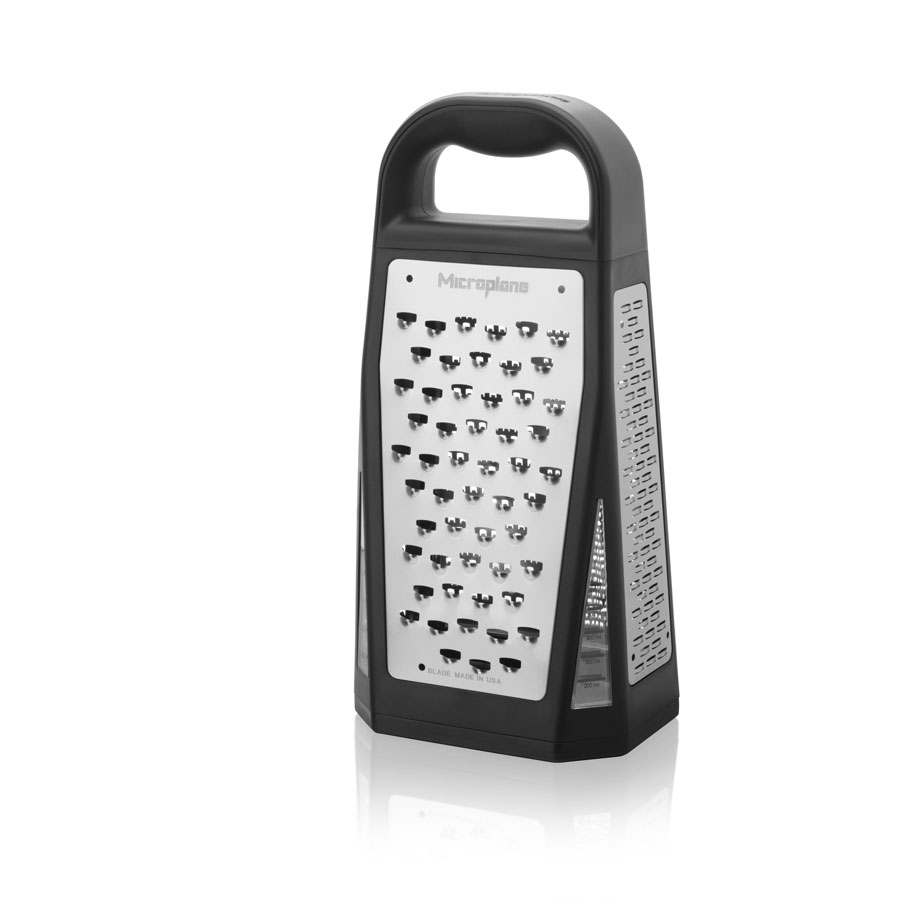 Microplane Gourmet Box Tower Grater Stainless Steel Blades 27x13.9x9.5cm