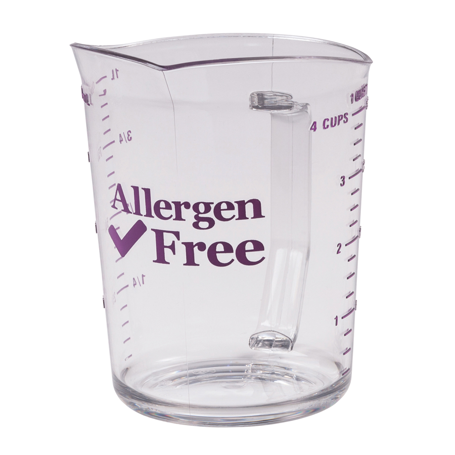 Cambro Measuring Jug Allergen-Free Polycarbonate Purple Markings 1ltr