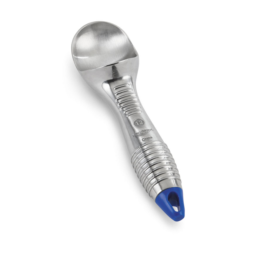 Vollrath Ice Cream Scoop 3oz Aluminium With Blue End 19.4cm
