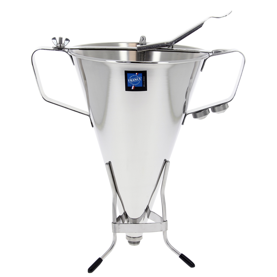 deBuyer Kwik Max Piston Funnel Stainless Steel 3.3L