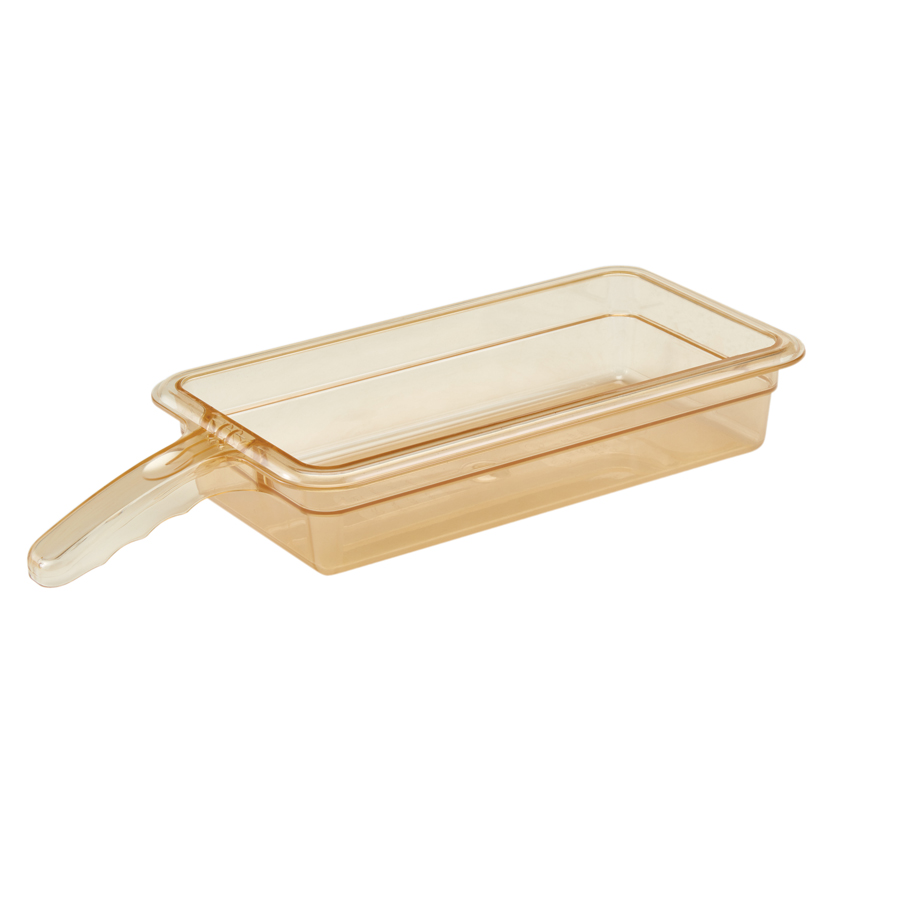 Cambro Food H-Pan 1/3 Single Handle Amber 338x180x180mm