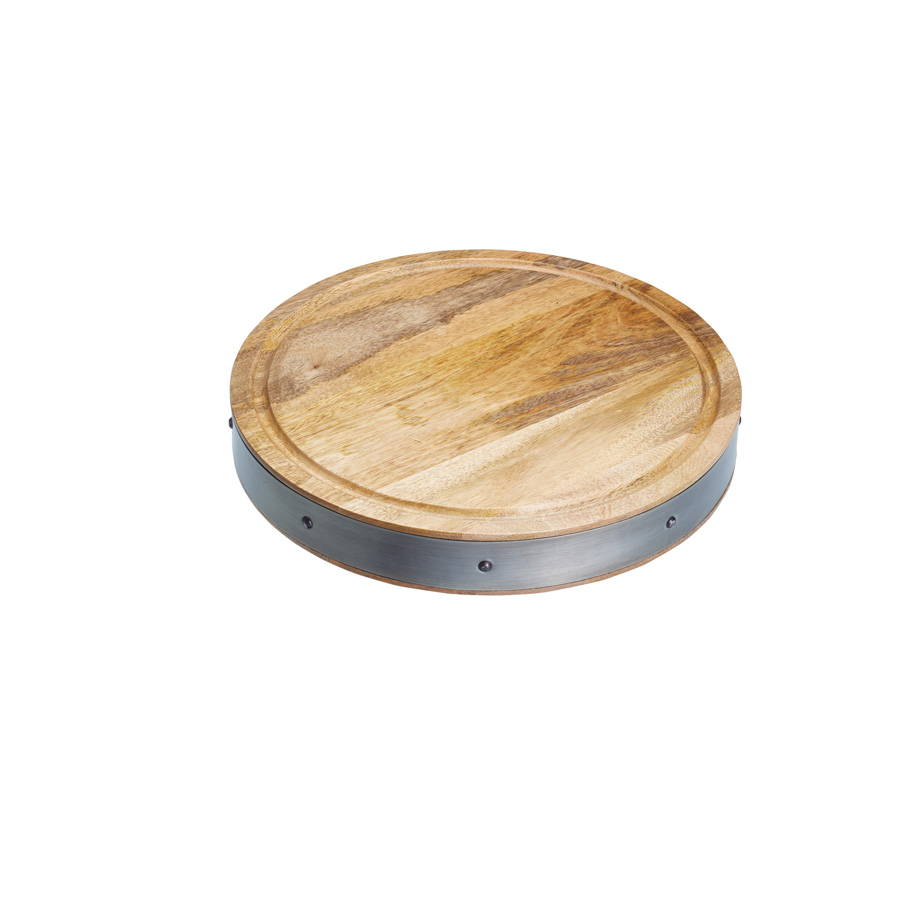 Handmade Round Wooden Butcher’s Block Chopping Board