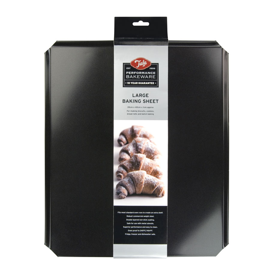 Tala Performance Baking Tray Carbon Non Stick Steel 35.5x42x1.5cm