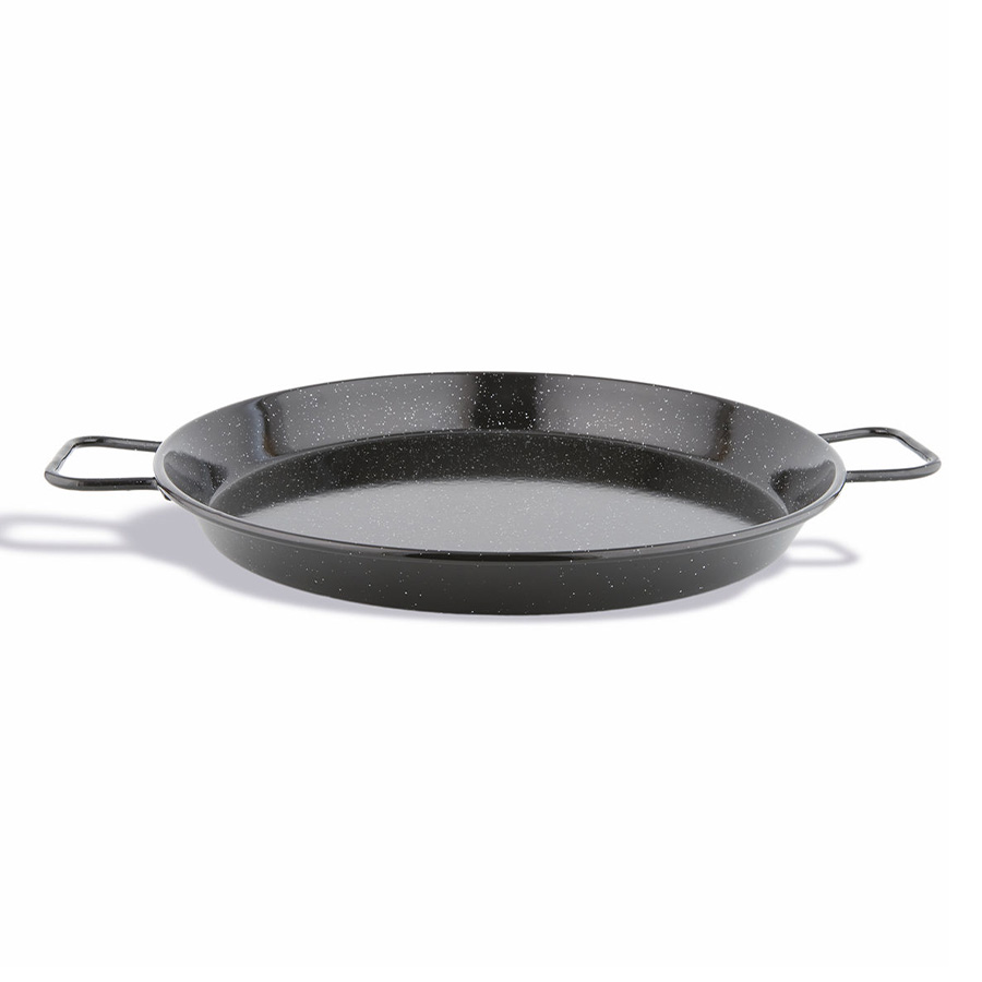 Pujadas Spanish Paella Pan Black Stainless Steel