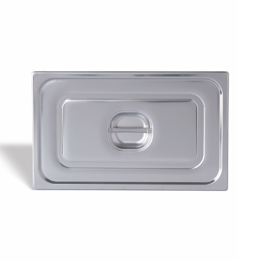 Pujadas Plain Lid for 2/3 GN 18/10 Stainless Steel
