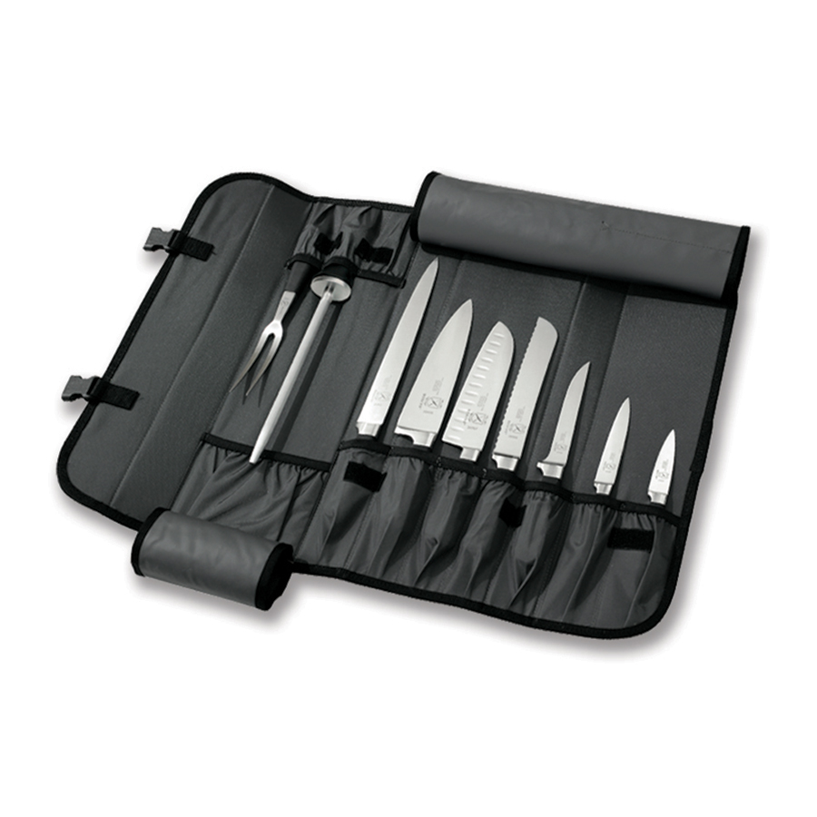 Mercer 10 Pocket Knife Case Black Polyester 21x9x2in