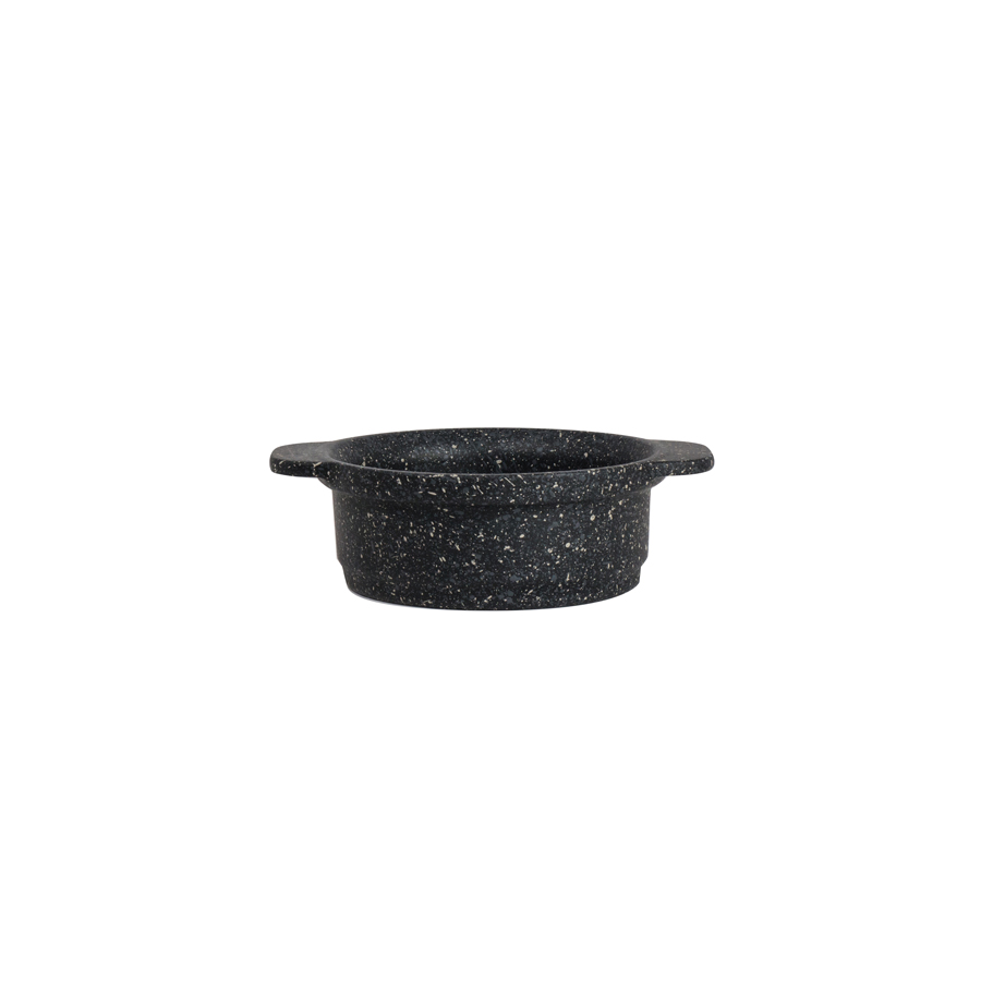 Round Mini Crock With Handles 15.6 x 12cm