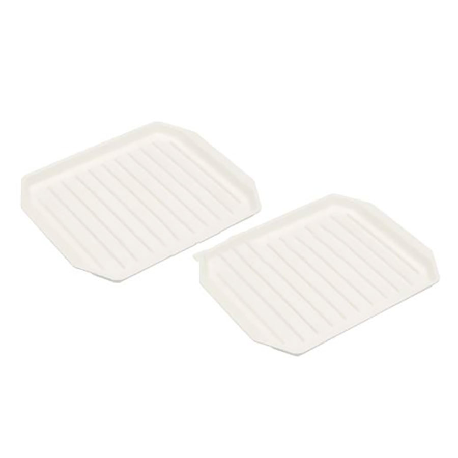 Set Of 2 Microwave Bacon Racks 22 x 19cm