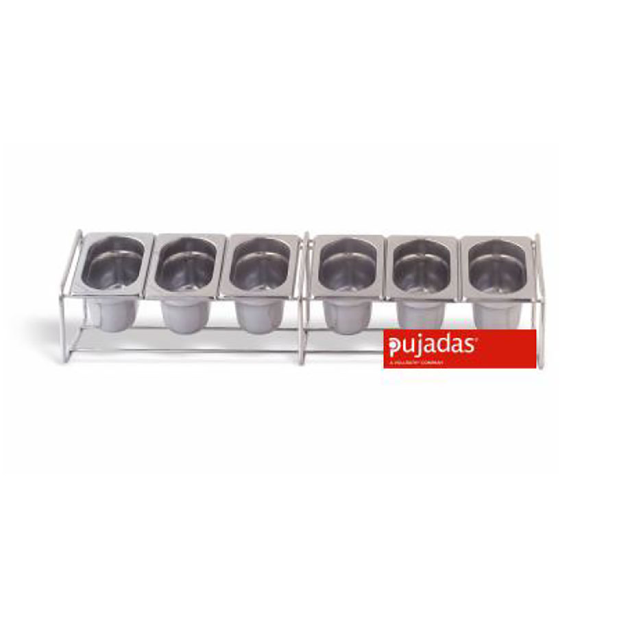 Pujadas Stand For 1/9 Gastronorm Containers Stainless Steel