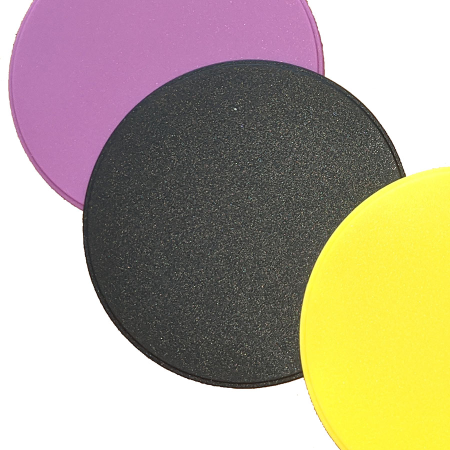 Black Silicone Mat - 90mm Dia x 5mmH
