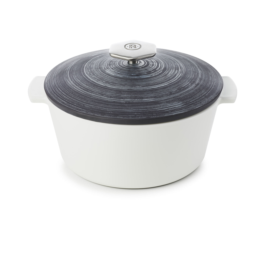 Round Cocotte Silver 22cm
