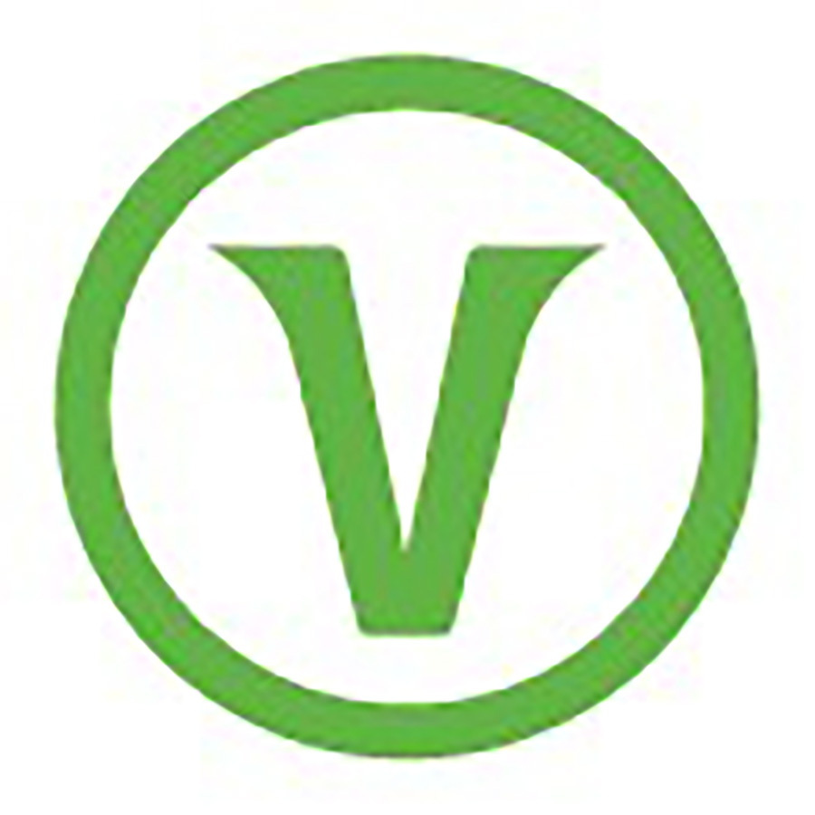Tim Hortons Vegetarian Stickers 19mm Green