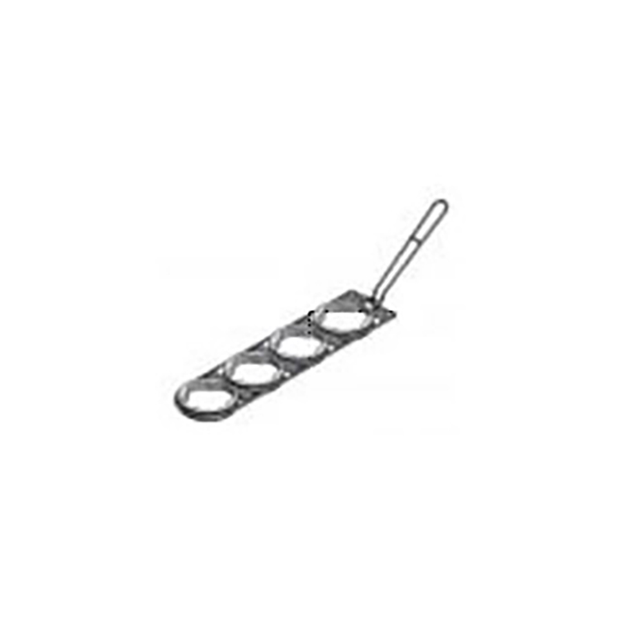 Kit 4 Egg Rings & 1 Holder W/Handle