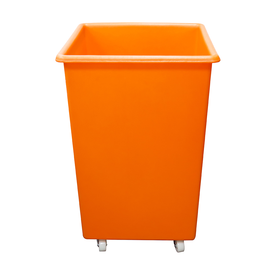 Fletcher European Mixed Recycling Bin Orange 118ltr