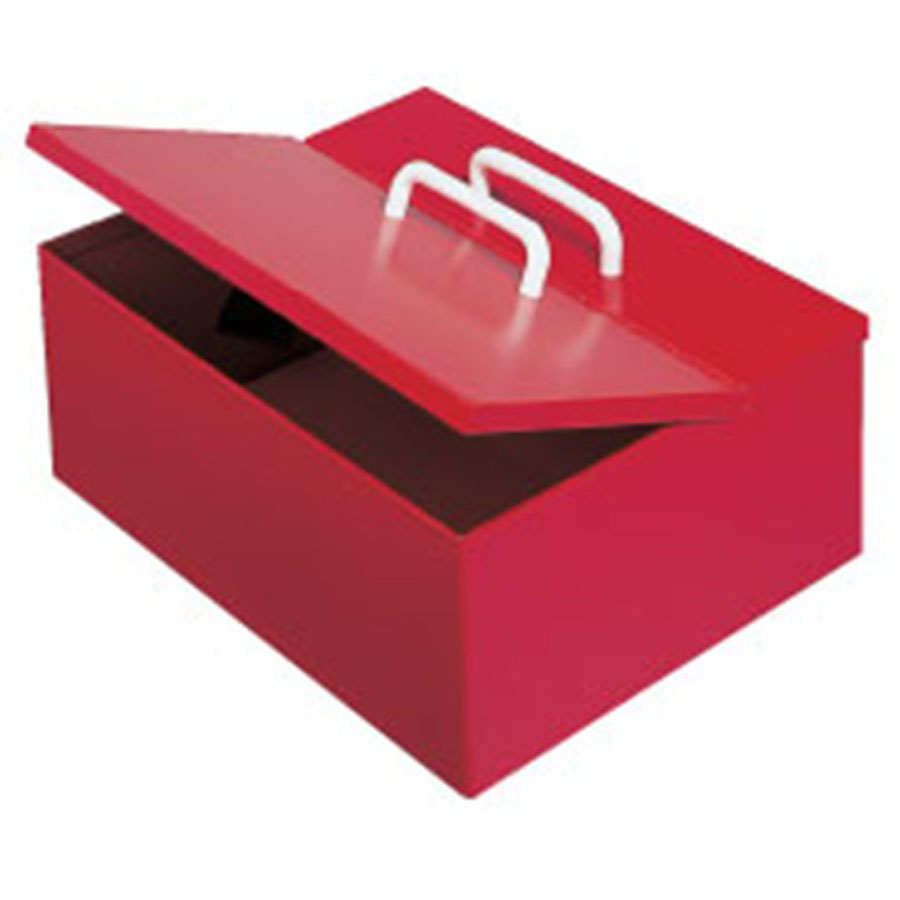 Ash/Cigarette Collecting Bin Self Closing Red