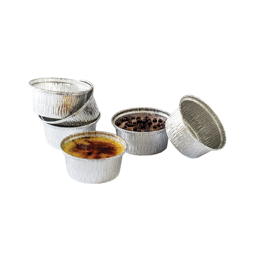 Matfer Bourgeat Foil Timbale Pack Aluminium Dia75mm H40mm 8cl