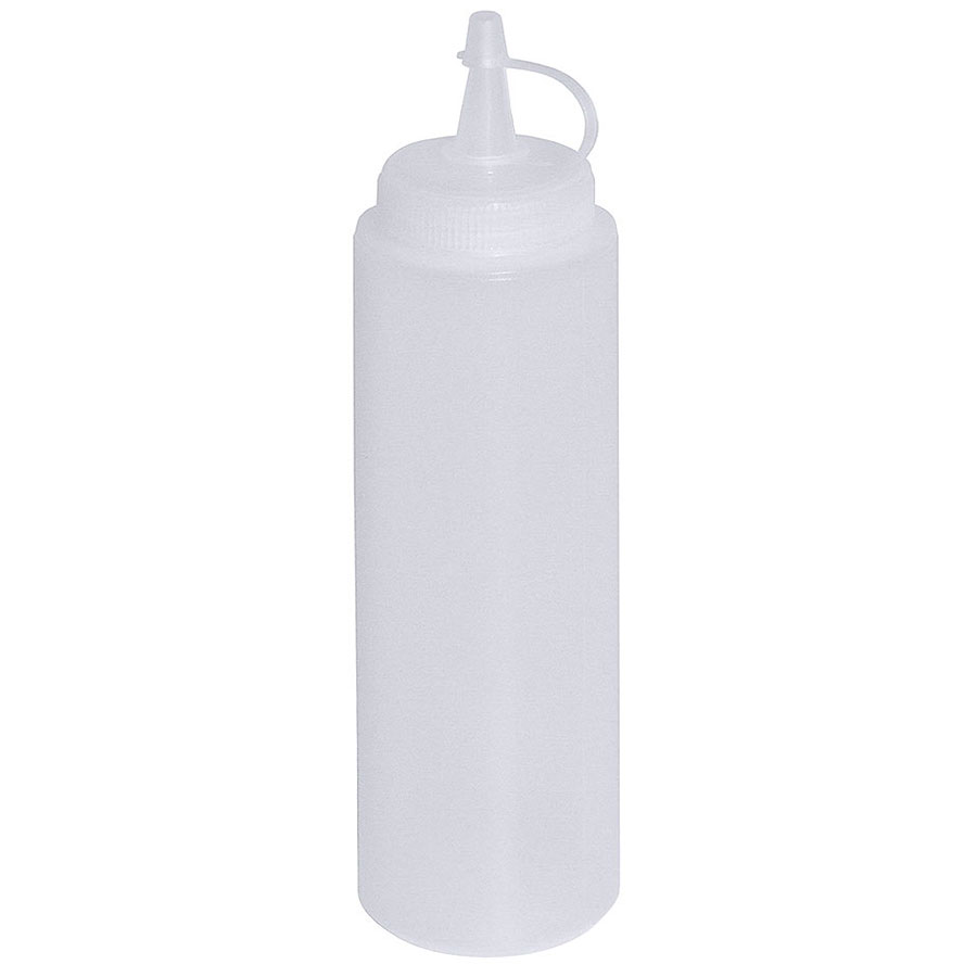 Contacto Polyethylene Transparent Sauce Bottle 350ml