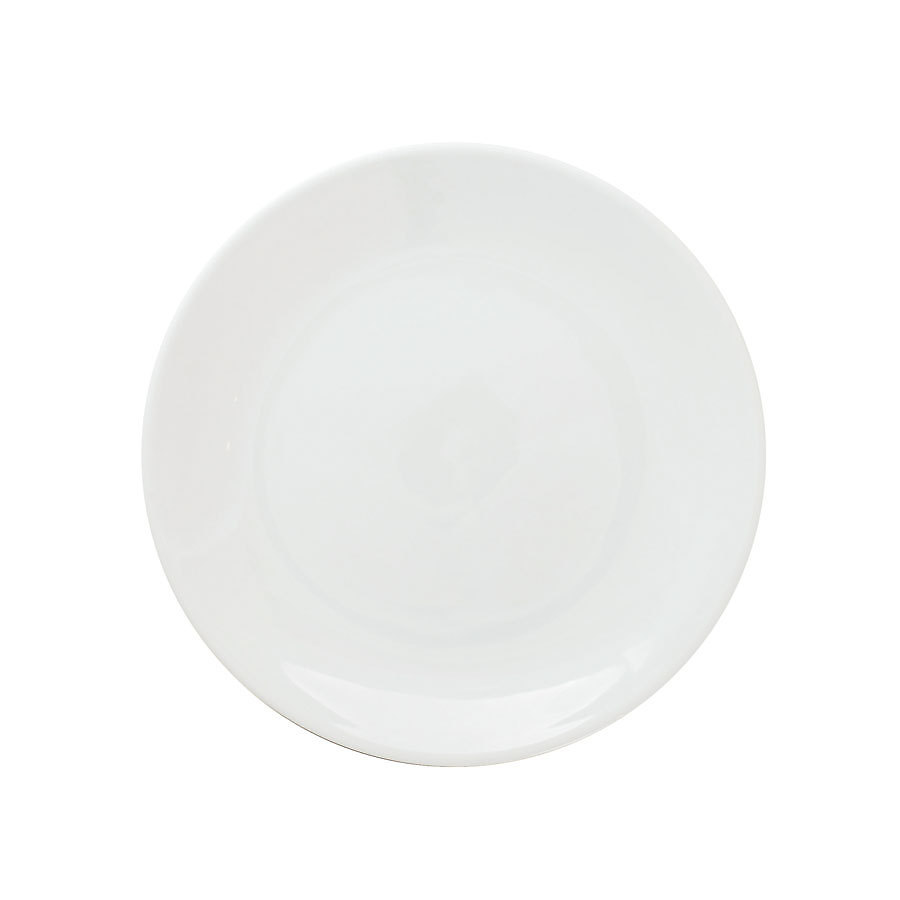 Great White Porcelain Round Coupe Plate 26cm