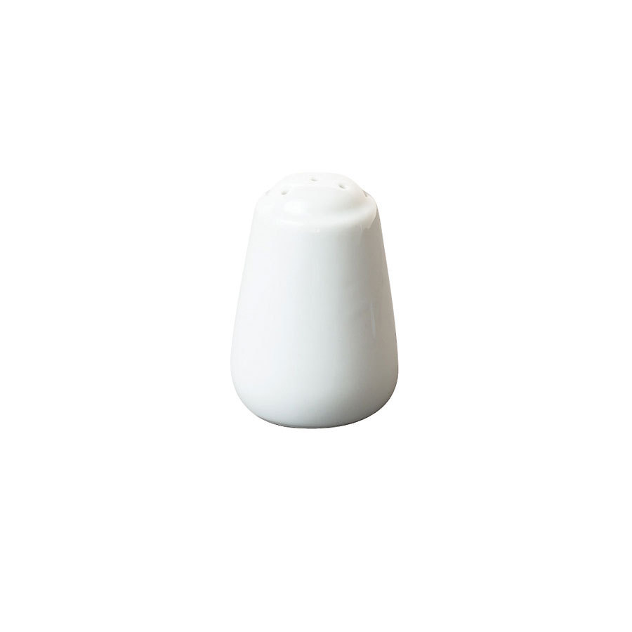 Great White Porcelain Pepper Pot 8cm