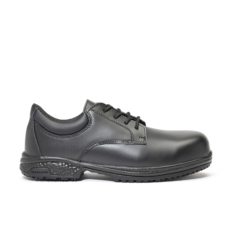 Anvil Tulsa Black Leather Unisex Anti Slip Safety Hard Shoe