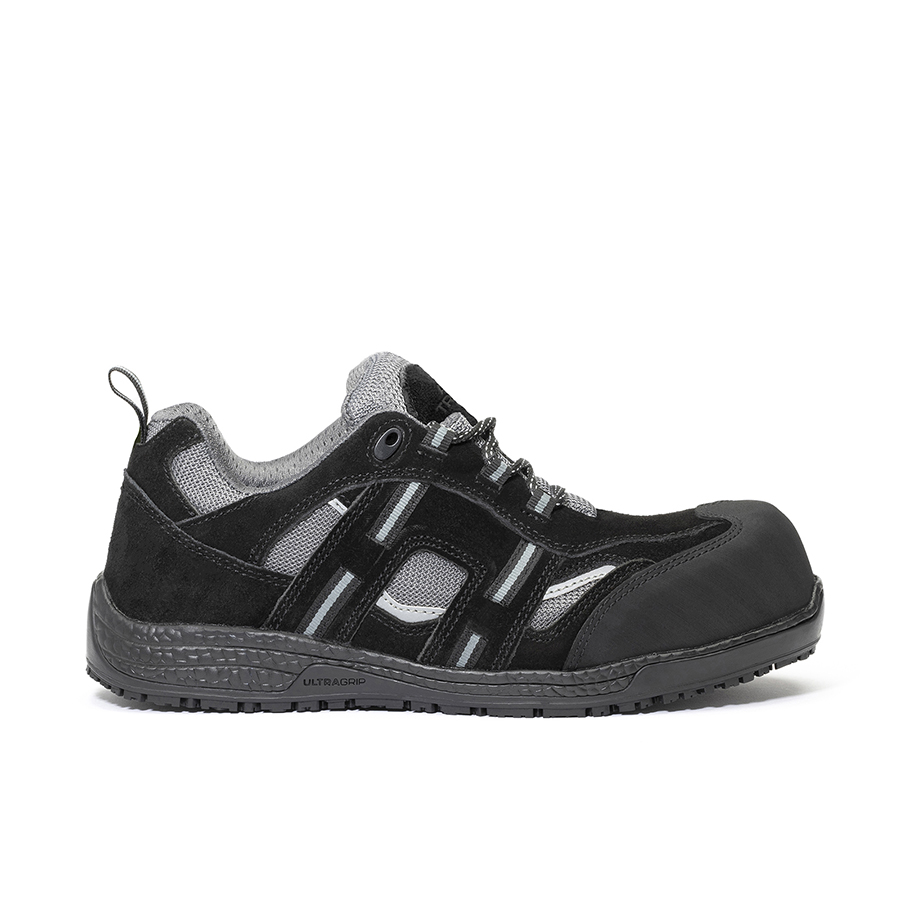 Anvil Jackson 2 Black Suede & Leather Unisex Anti Slip Safety Trainer