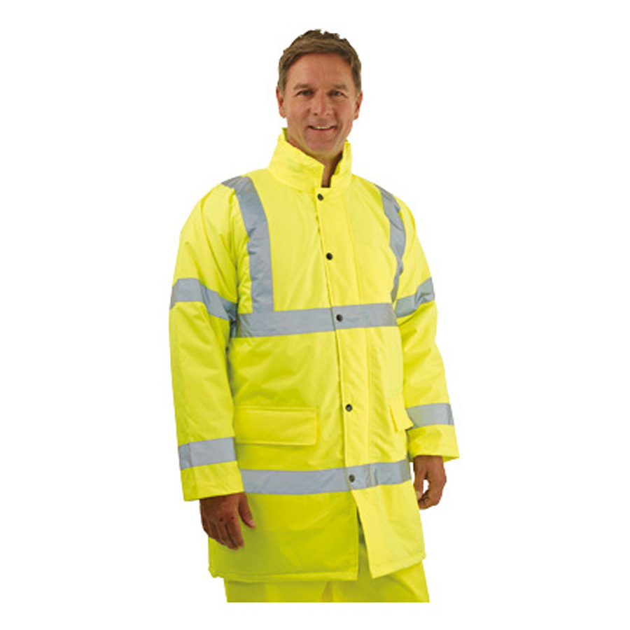 Keep Safe Hi-Vis Yellow Traffic Jacket