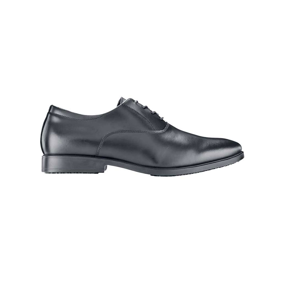 Shoes For Crews Ambassador Black Leather Antislip Mens Formal Shoe