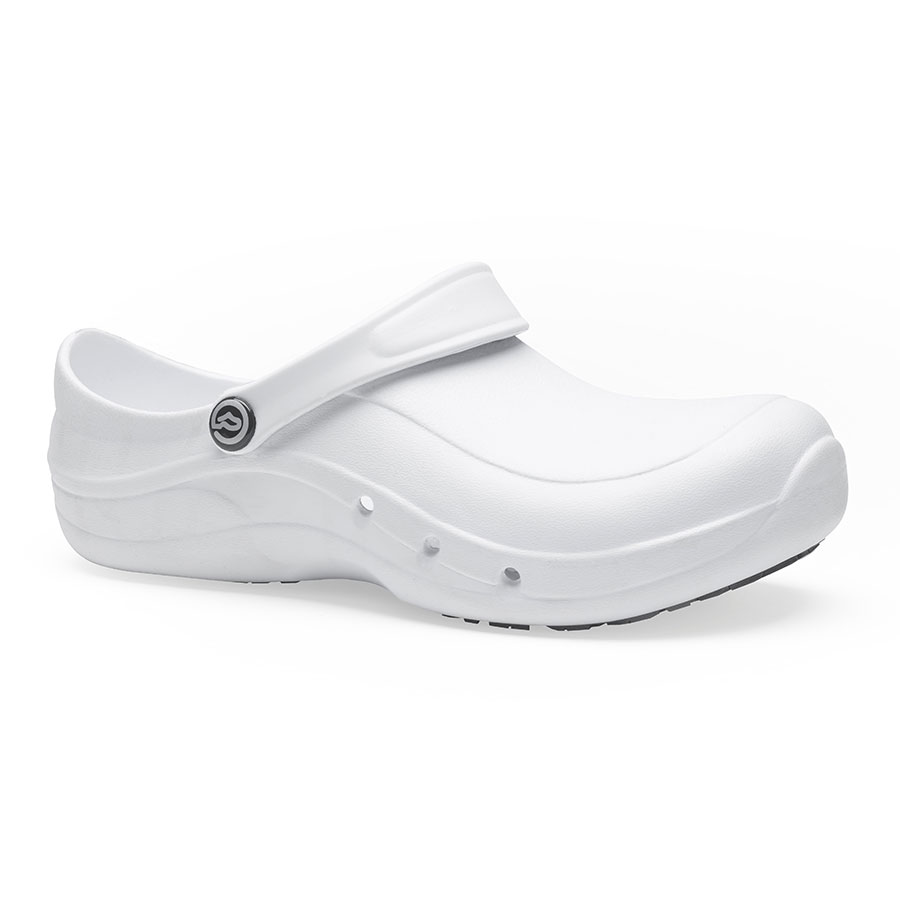 WearerTech Protect White EVA Unisex Clog With Safety Toe