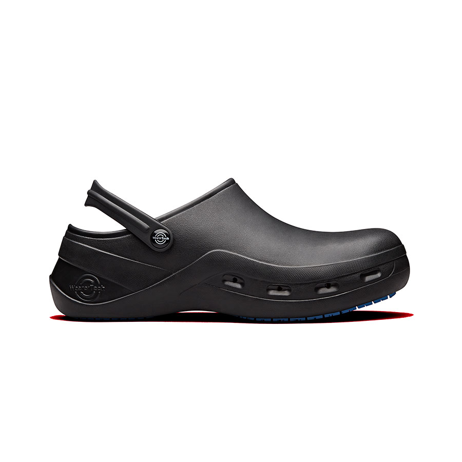WearerTech Protect Black EVA Unisex Washable Clog With Safety Toe