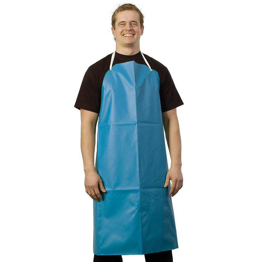 Heavy Duty PVC Bib Apron Blue