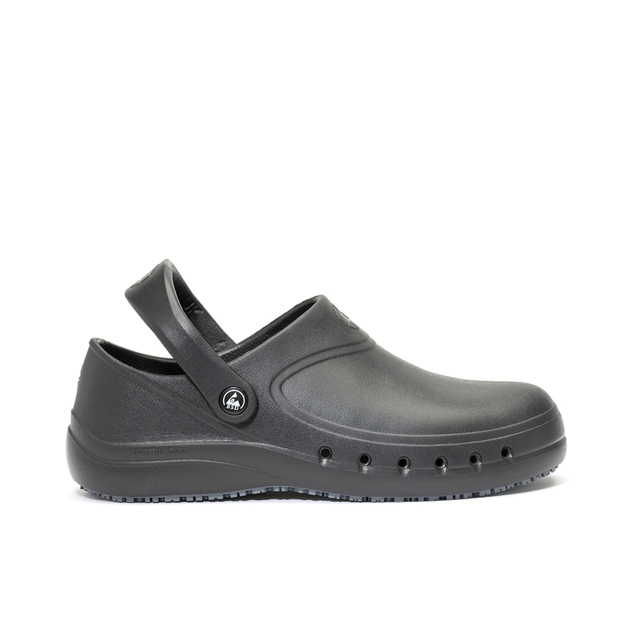 ANVIL TRACTION FREEWALK VENTED BLACK UNISEX LIGHTWEIGHT CLOG 9
