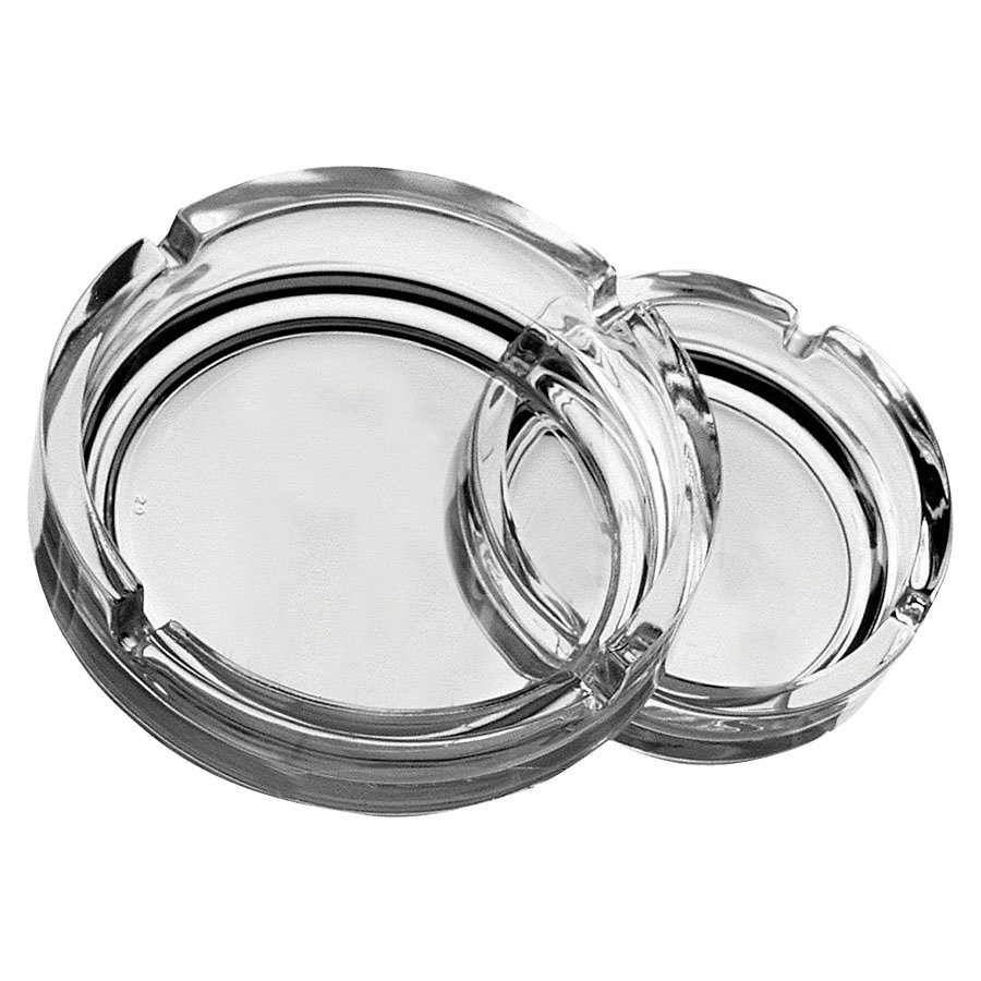 Utopia Ashtray Glass Stackable 4.25in 11cm