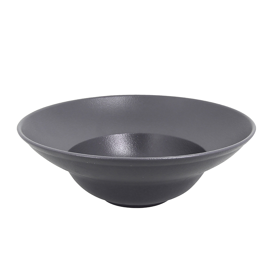 Rak Neofusion Vitrified Porcelain Grey Round Deep Plate 26cm