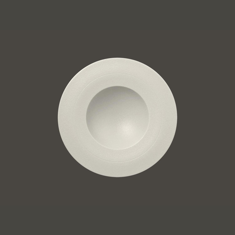 Rak Neofusion Vitrified Porcelain White Round Extra Deep Plate Prince 23cm