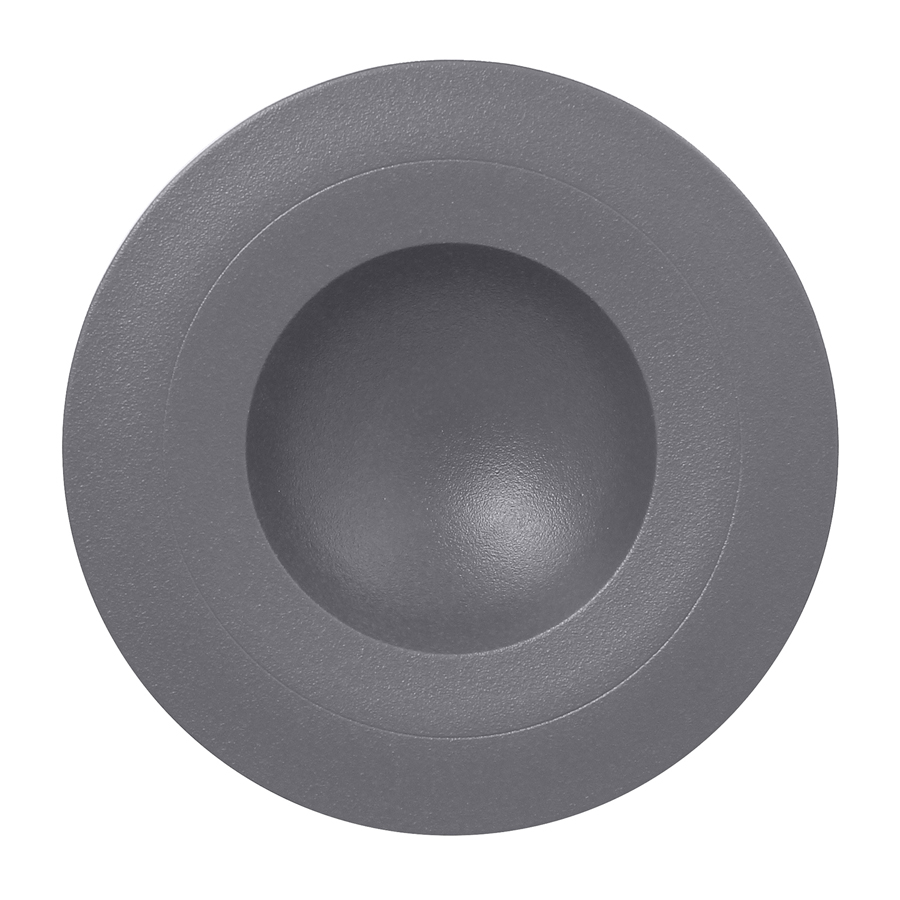 Rak Neofusion Vitrified Porcelain Grey Round Extra Deep Plate Prince 29cm