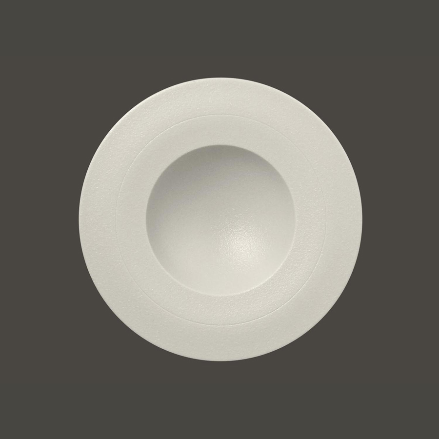 Rak Neofusion Vitrified Porcelain White Round Extra Deep Plate Prince 29cm