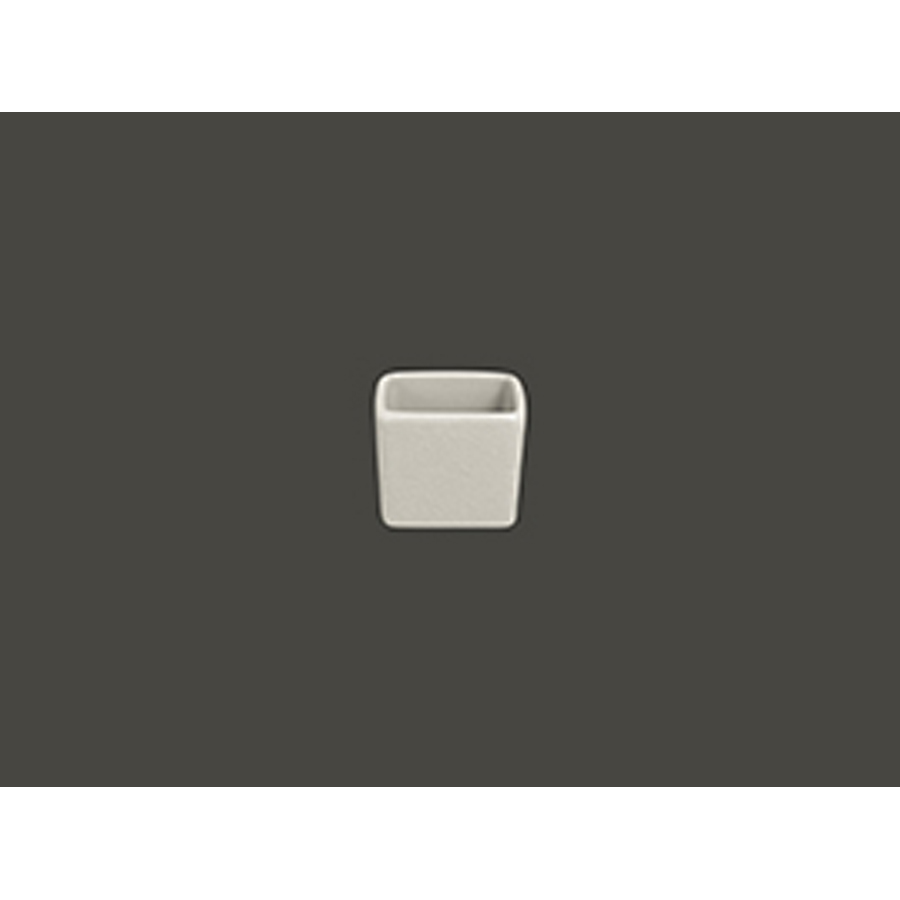Rak Neofusion Vitrified Porcelain Grey Square High Cube 5x5.5cm 9cl