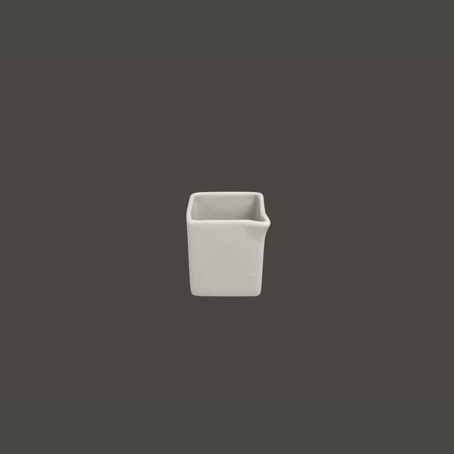 Rak Neofusion Vitrified Porcelain White Square Creamer 5.3x5.8cm 8cl 2.7oz